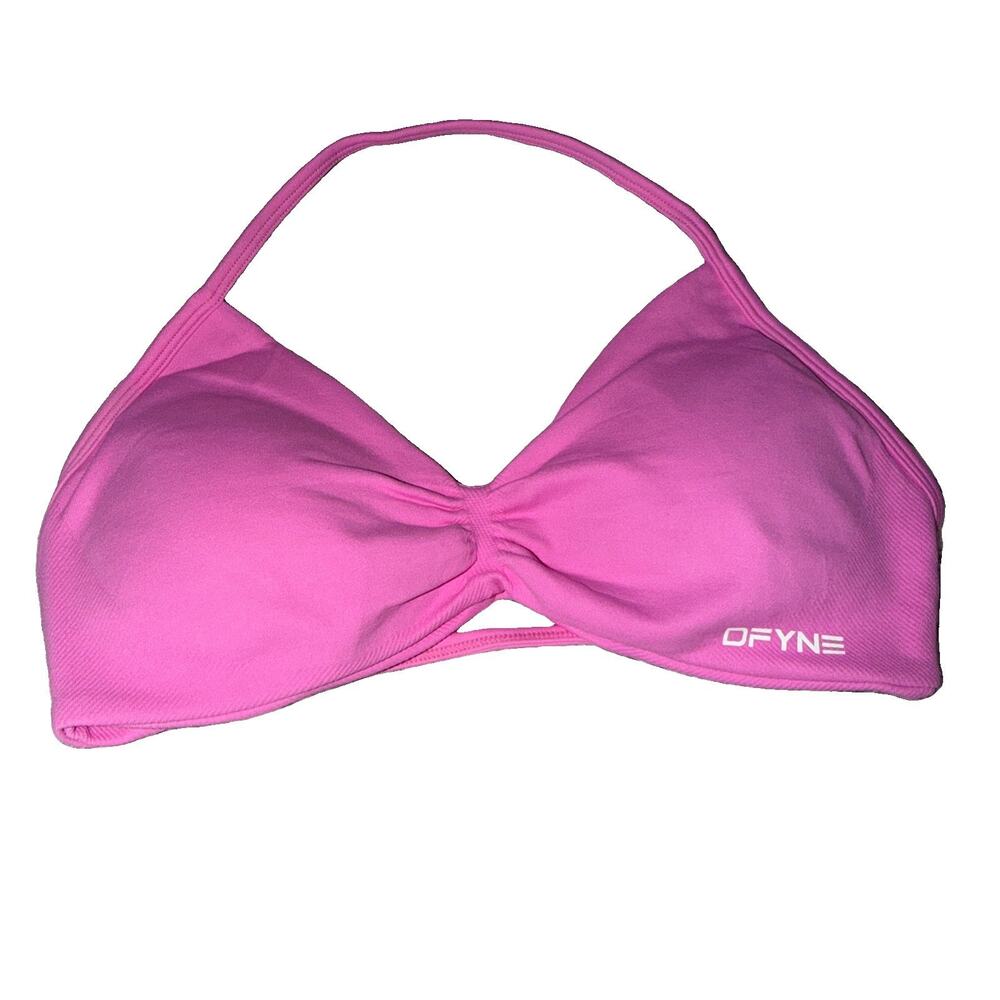 NWOT PINK DFYNE SPORTS BRA SIZE Large (AQ1)